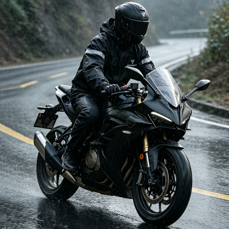 Motorcycle Gear Full Suit - Męski kombinezon motocyklowy na deszcz, wodoodporna