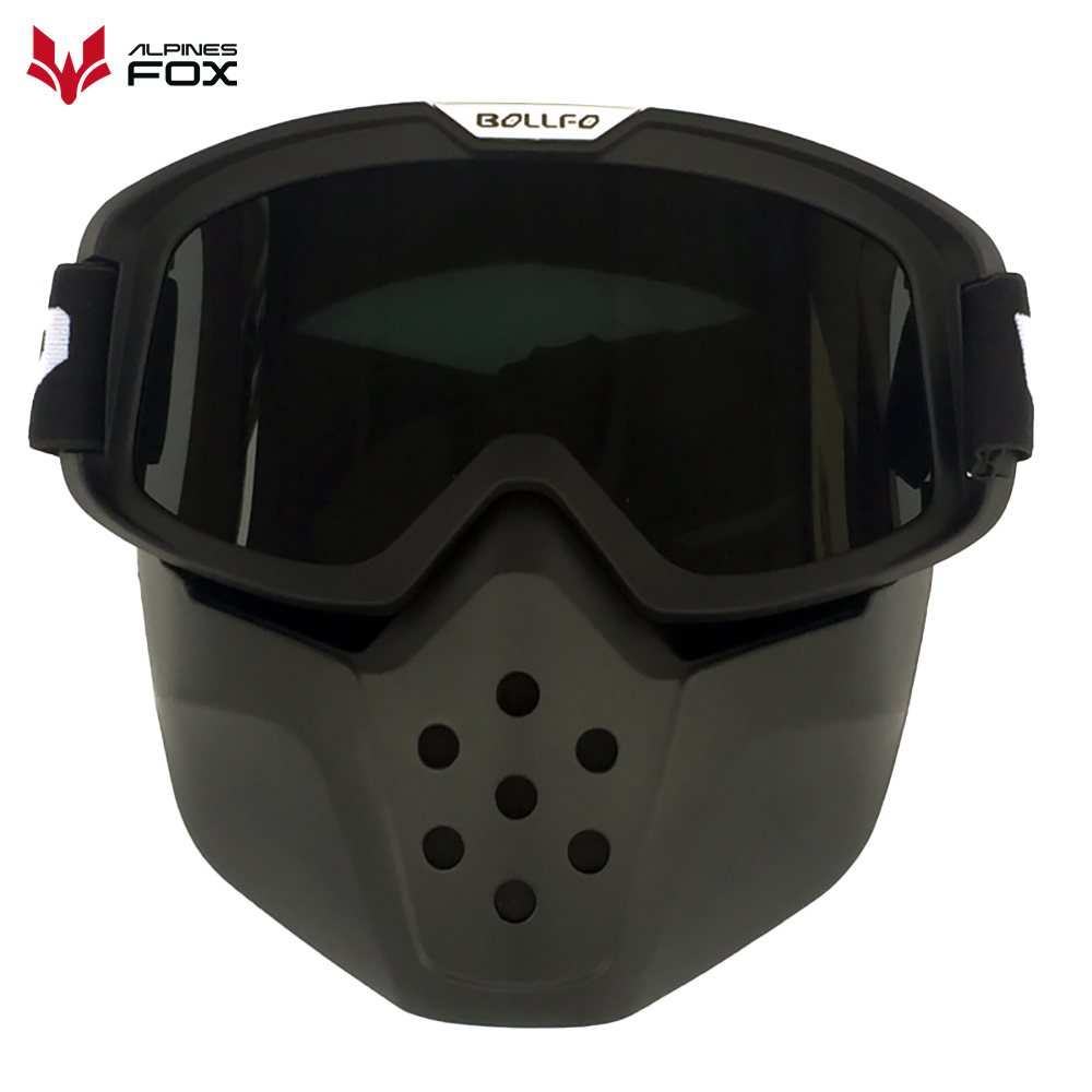 Kask motocyklowy vintage, gogl – Motorcycle Gear Alpine recenzja i cena