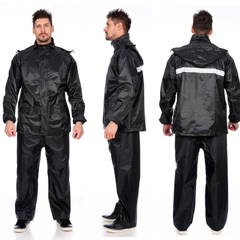 Czarny motocyklowy czarny płas – Motorcycle Gear Rain recenzja i cena